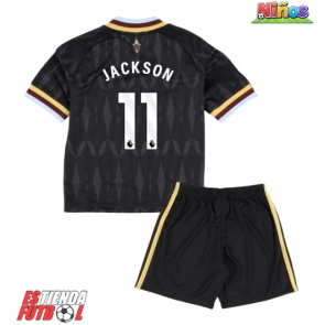 Aston Villa Nicolas Jackson #11 Segunda Equipación Niños 2026-27 Manga Corta (+ Pantalones cortos)